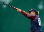 Kim Rhode competes for her fifth Olympic gold medal. (Photo by USA Shooting)