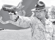 USMC Sgt Luis Esparza
won the President’s Pistol
Trophy Match.