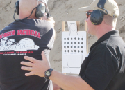 Chris Cerino (right) is the director of training for Chris Cerino Training Group LLC. Teaching in a “do as I do” fashion is what has caused him to be a respected instructor nationwide. He is also a competitor who has worked in peacekeeping positions for municipal, county, state and federal agencies spanning more than 20 years. A majority of those years have been spent in tactical and firearms related fields. Email: chris@cerinotraininggroup.com; phone: 330-608-6415.