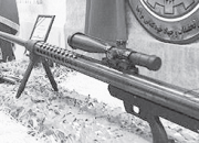 New Iranian-made 14.5mm Shaher sniper rifle (FARS
News Agency photo).