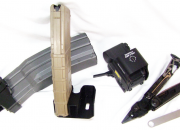 To keep your AR in ammunition use Surefire’s 60 Round Magazine or a pair of PMags with Brownells Fast Mag Coupler. Butler Creek’s LULA will make loading your magazines easier, Leatherman’s MUT Tool makes field repairs a cinch and Brownells CQB T Dot works well for Tac Optics.