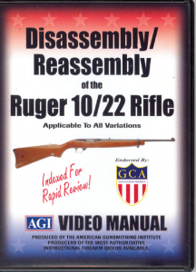 Assembly and Disassembly of the Ruger 10/22 Rifle