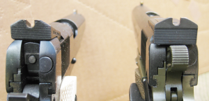 Ultimate Speed Sight (left) and Battlesight rear blade (right)