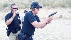 Chris Cerino, left, is a nationally known firearms instructor and competitor who’s been training law enforcement officers and military for more than 12 years, and has worked in peace keeping positions for municipal, county, state and federal agencies spanning more than 20 years. He is the director of training for Chris Cerino Training Group LLC. Contact him by phone: 330-608-6415, or email: chris@cerinotraininggroup.com.