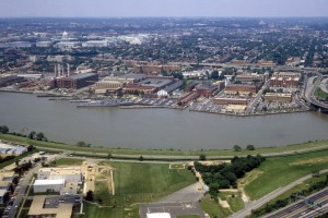 Washington Navy Yard aerial view