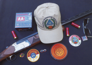 The Grand American is the premier event in the trapshooting world. The NRA was providing two boxes of specially marked Winchester AA shot shells with new or renewed membership; White Flyer was giving out a sample souvenir target, and some of the firms handed out souvenir pins.