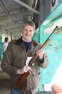 State Sen. Tim Sheldon shows off his battered but reliable Marlin .22-caliber semi-auto.