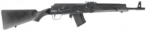 Saiga rifles, where available, come in a variety of configurations and calibers. This IZ240 is cataloged with a 10-round magazine for 5.45 x 39 ammunition.