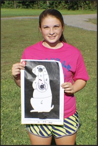 Klohe Faatz with a 50 1-x shot in the Junior Standing groundhog match at the Pennsylvania State Shoot.