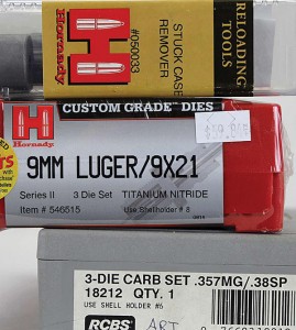 If the die label does not indicate carbide or titanium nitride dies, you must lube cases. If you run an un-lubed case into a steel die, you’ll need a stuck case remover to get it out. 