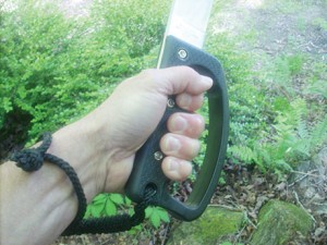 Most machetes have a hole for a lanyard but the Meyerco machetes all come with a comfortable nylon lanyard. 