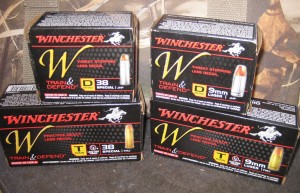 The new Winchester Train & Defend line of ammunition offers shooters a good option in ballistically-matched practice and self defense ammo. 