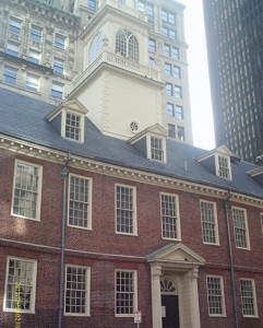 State House in Boston—the site of the Boston Massacre.