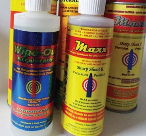 Wipe Out Accelerator ‘supercharges’ the standard Wipe Out, while Maxx lubricant works well with all firearms. The author found these new products perform as advertised. The author tested Maxx lubricant in several training sessions with good results. 