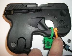 The Taurus Curve has a removable belt-hook, a laser, and an LED flashlight all in one.