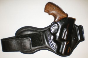 A typical well-made ankle holster offers good access to a second handgun.  