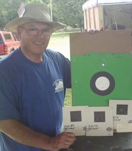 National Record Target shot by Bill Disbro, Ohio.