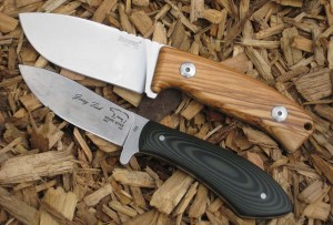 Although the blade designs are quite different, both the Lion Steel M2 (top) and the White River Sendero Pack (bottom) are very capable outdoor knives. The tested M2’s scales are olive wood while the Sendero Pack’s are G10.
