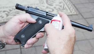 For getting small semi-auto rifles or pistols ready for fall small game hunting, use today’s aerosol cleaners and oils to reach those hard spots without taking the gun apart.