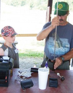 Safe, proper loading techniques for cartridge or muzzleloading arms can start at an early age. 