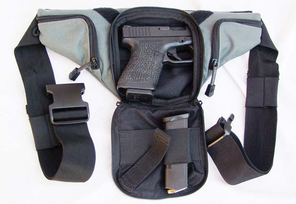 Outdoor Tactical  5.11 Select Carry Pistol Pouch - Charcoal