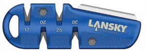The Lansky QuadSharp portable blade sharpener. 