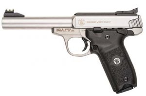 The new, modular S&W Victory rimfire .22 pistol. 