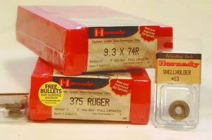Hornady Manufacturing has loading die sets for most big-bore cartridges, including the 9.3mmx74R.