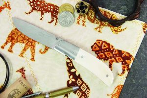 George Muller has been making quality knives for almost 20 years and his knives, like this folder, are in high demand in the US.