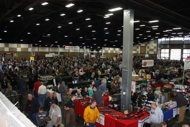 People who attend gun shows might be alarmed to learn that in 2010, federal agents sought data on such people via license plate scans. (Dave Workman photo)