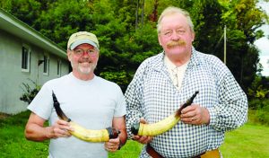 Left, John Breen, winner of the Ephraim Brank Match, and Don Blazier, the winner of the Tim Murphy match