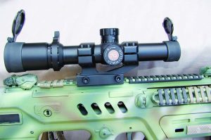 Truglo’s Tru Brite 30 mounted on the Tavor, proved an excellent and versatile optic. Author considers it one of the best values on the market.