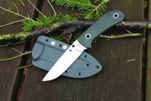 Spyderco’s new Junction fixed-blade model is a tough utility knife designed for the outdoors. 