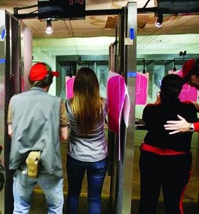 Every range participant in the Detroit-area introductory shooting program was mentored by a volunteer professional firearms trainer.