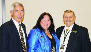 NRA Board Members, L to R, Willes Lee, Linda Walker and John Cushman.