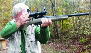 This is one fast handling rifle! The balance and point of the rifle are excellent. And it’s light enough at about  seven pounds with a rifle scope. 