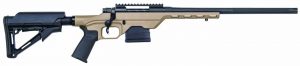 Mossberg’s new MVP LC series rifle in 7.62 NATO has a lightweight aluminum chassis. 