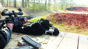 Ruger’s Multi-Purpose Rifle (MPR) exhibited excellent bench rest accuracy on the range.