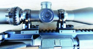 The Eminus scope is simple enough to adjust and zero. 