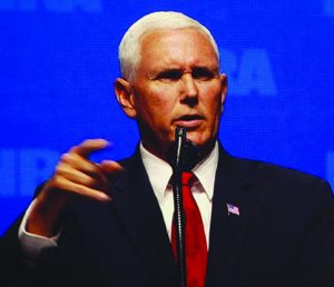 Vice President Mike Pence helped make history when he and the president appeared on the same NRA program.