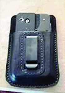 The specially designed holster makes the Cellphone gun easily concealable.