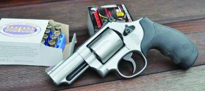 With its satin stainless finish and wraparound polymer grips the new S&W Model 66 is one right attractive and functional revolver.