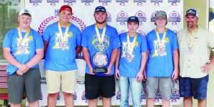 The championship team squad and coach from St. Michael-Albertville High School in Minnesota. (Photo courtesy USAHSCTL)