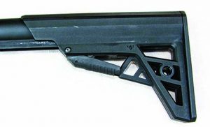 LWD’s well executed butt stock; all you need nothing you do not.