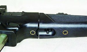 This small lever makes the PC9 unique among pistol caliber carbines; you can take it apart.