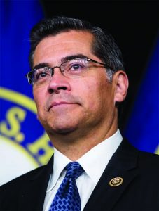 California Attorney General Xavier Becerra.